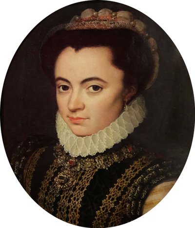 Portrait of Maria of Portugal, Duchess of Parma (1538-1577) by Antonis Mor